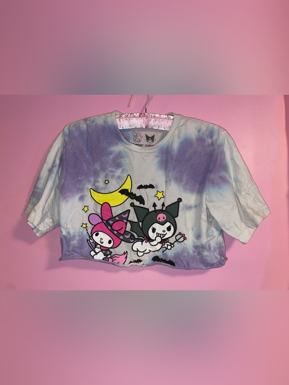 Sanrio Tie Dye Halloween Crop Top